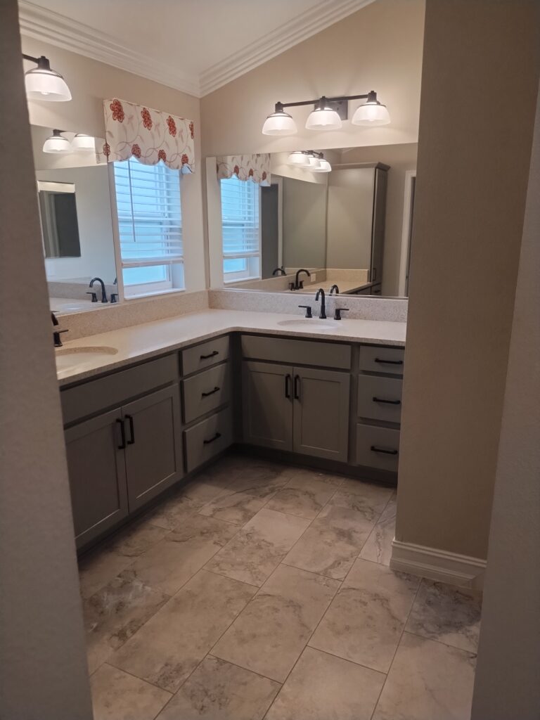 Sanitized bathroom space after junk removal and property cleanout in Homosassa Florida